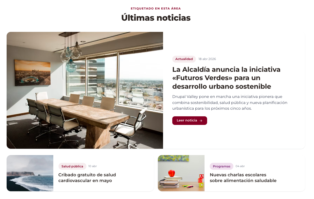 Noticias con un clic