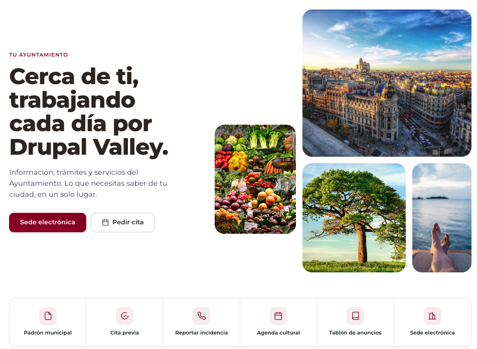 Metadrop Council — web municipal completa