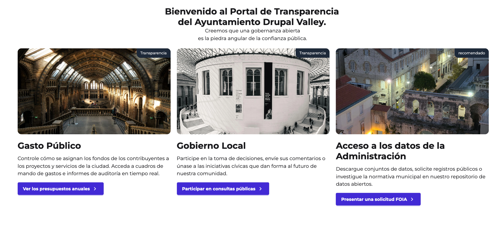 Portal de Transparencia - Datos