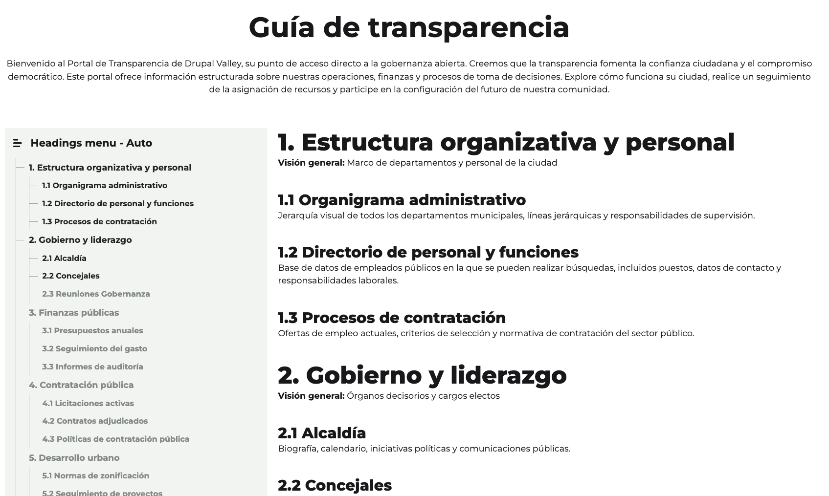 Portal de Transparencia Metadrop
